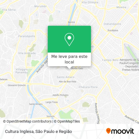Cultura Inglesa mapa