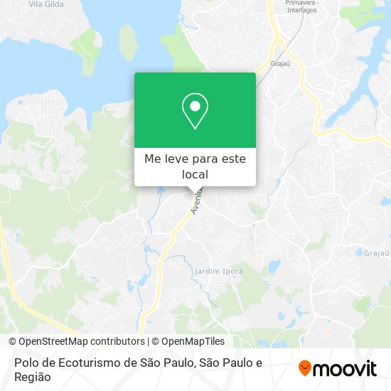 Polo de Ecoturismo de São Paulo mapa