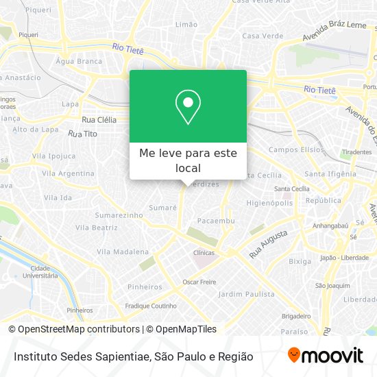 Instituto Sedes Sapientiae mapa