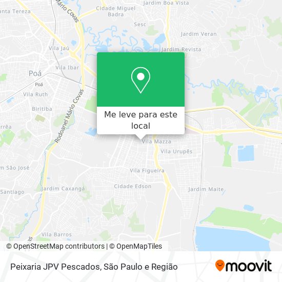 Peixaria JPV Pescados mapa