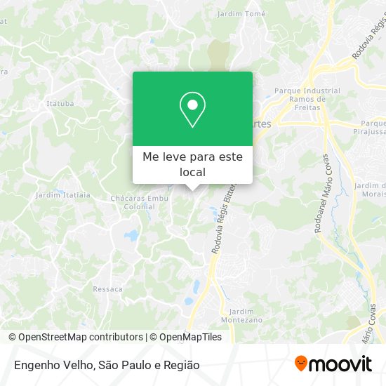 Engenho Velho mapa
