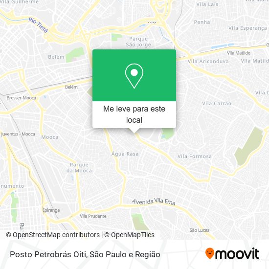 Posto Petrobrás Oiti mapa