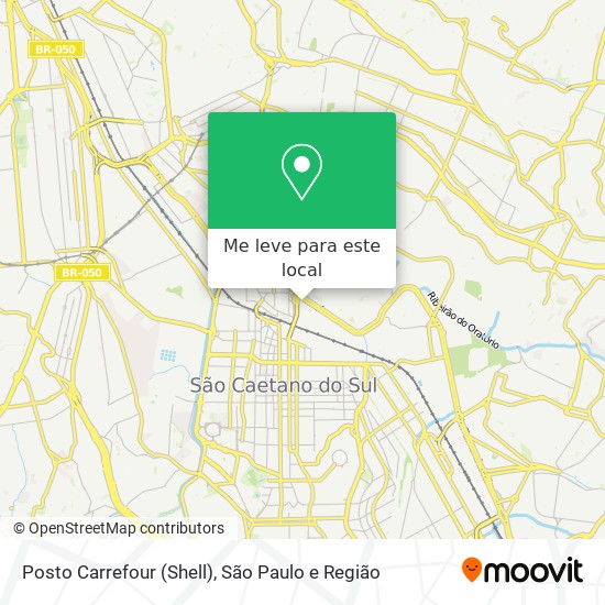 Posto Carrefour (Shell) mapa