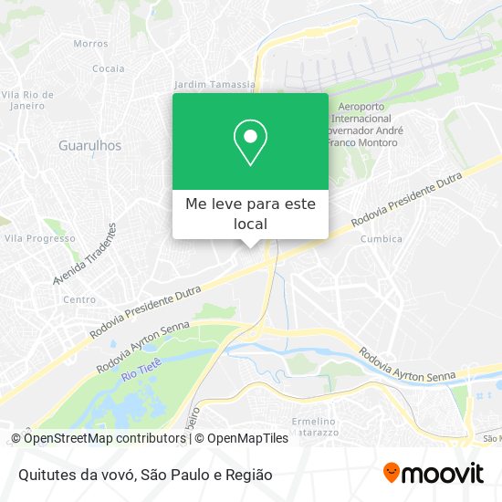 Quitutes da vovó mapa