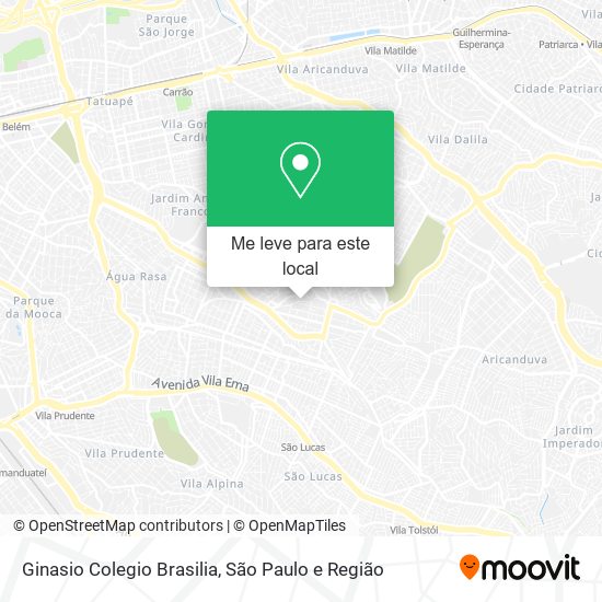 Ginasio Colegio Brasilia mapa