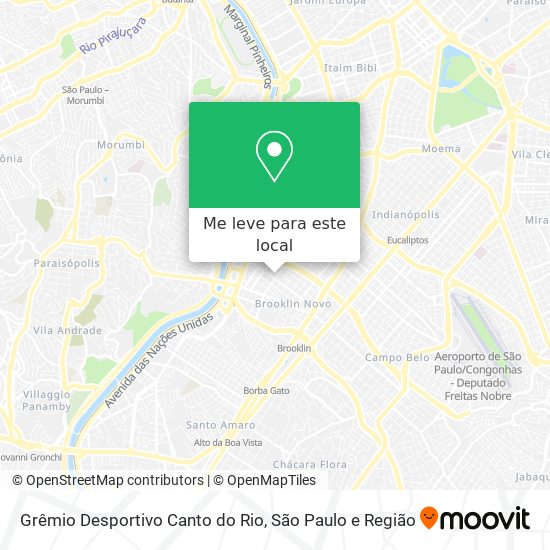 Grêmio Desportivo Canto do Rio mapa