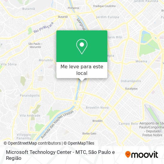 Microsoft Technology Center - MTC mapa