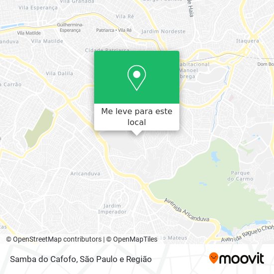 Samba do Cafofo mapa