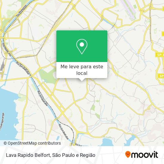 Lava Rapido Belfort mapa