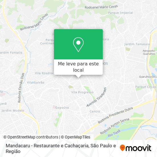 Mandacaru - Restaurante e Cachaçaria mapa