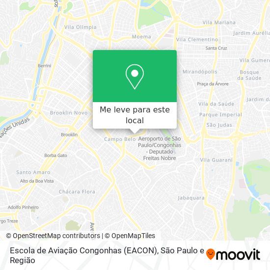 Escola de Aviação Congonhas (EACON) mapa