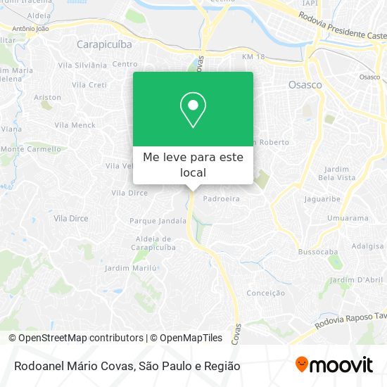 Rodoanel Mário Covas mapa