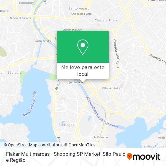 Flakar Multimarcas - Shopping SP Market mapa