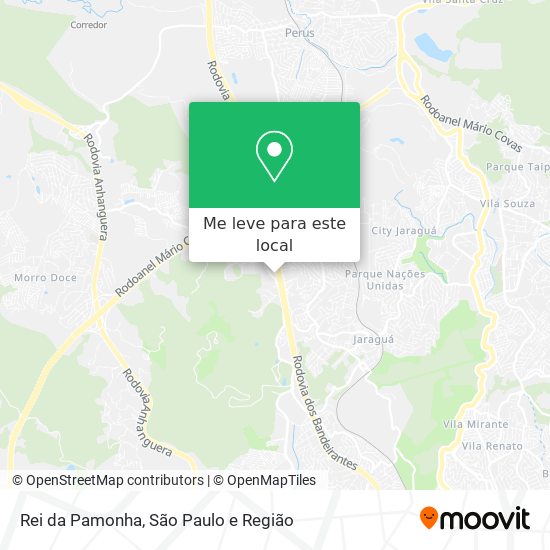 Rei da Pamonha mapa