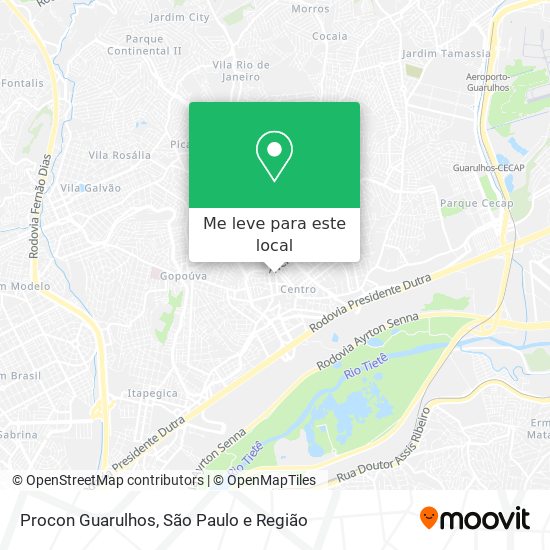 Procon Guarulhos mapa