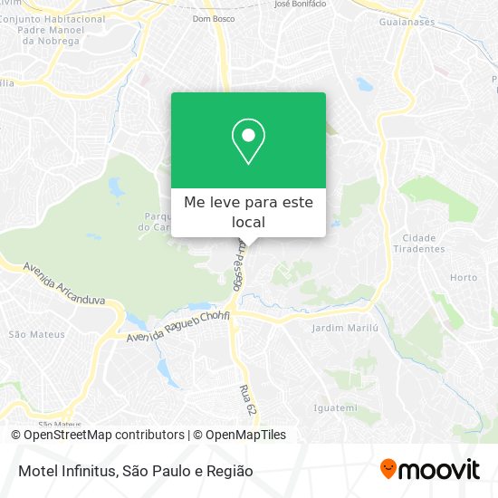 Motel Infinitus mapa