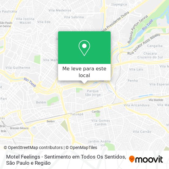 Motel Feelings - Sentimento em Todos Os Sentidos mapa