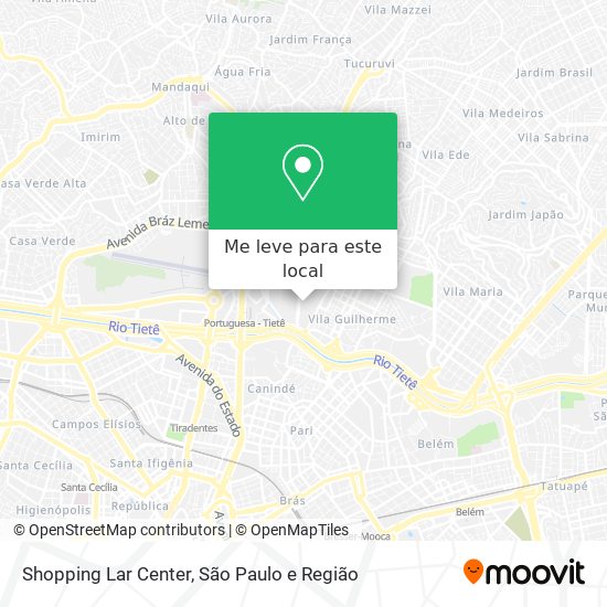 Shopping Lar Center mapa