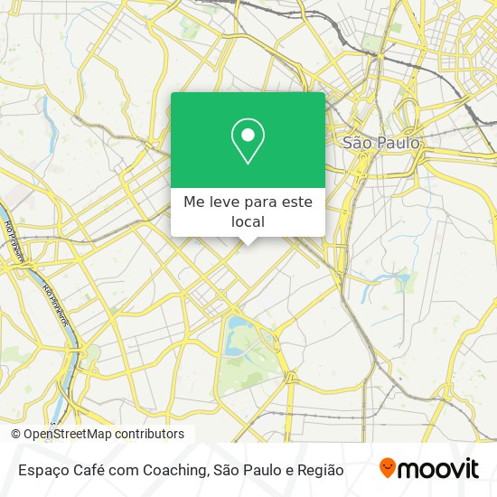 Espaço Café com Coaching mapa