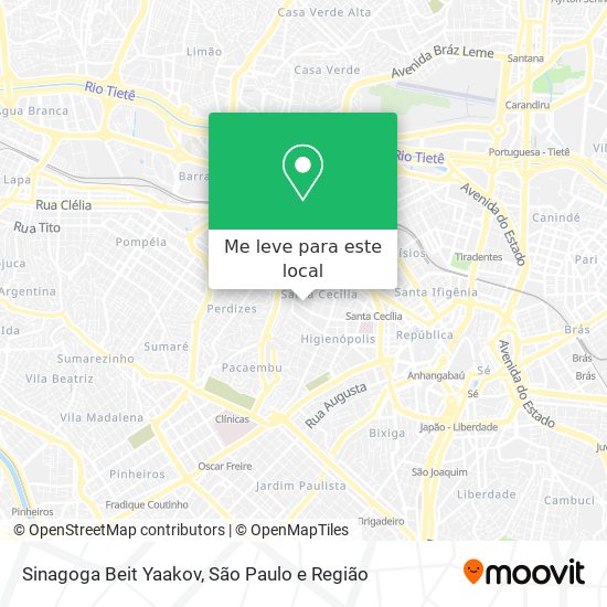 Sinagoga Beit Yaakov mapa