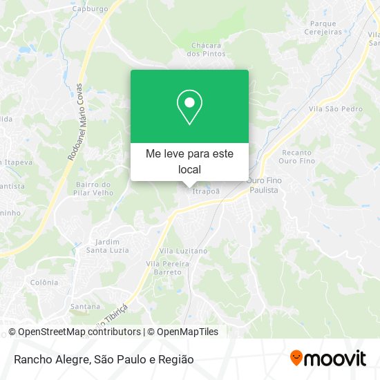 Rancho Alegre mapa