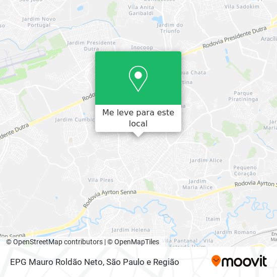 EPG Mauro Roldão Neto mapa