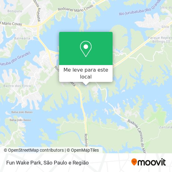 Fun Wake Park mapa