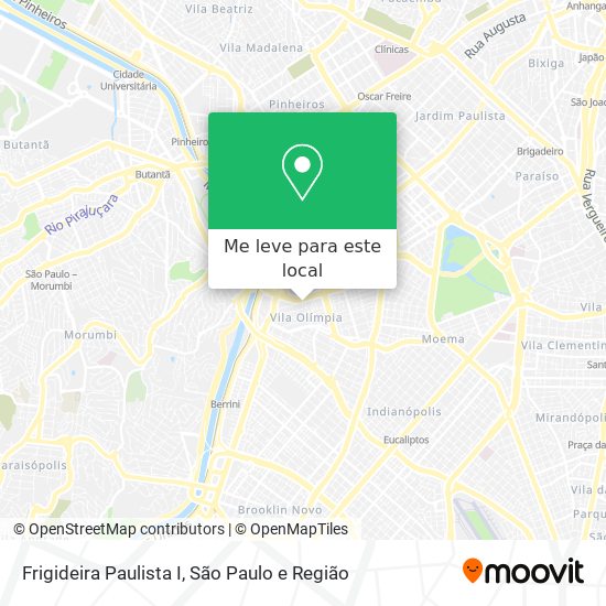 Frigideira Paulista I mapa