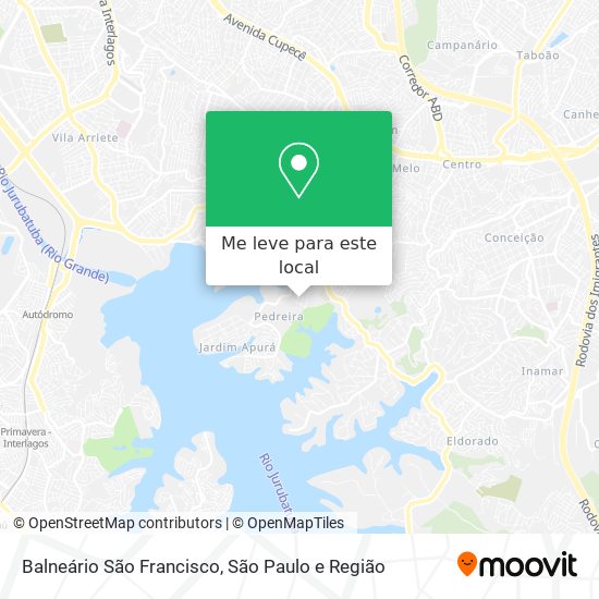 Balneário São Francisco mapa