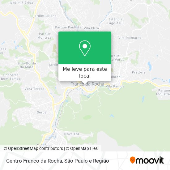Centro Franco da Rocha mapa
