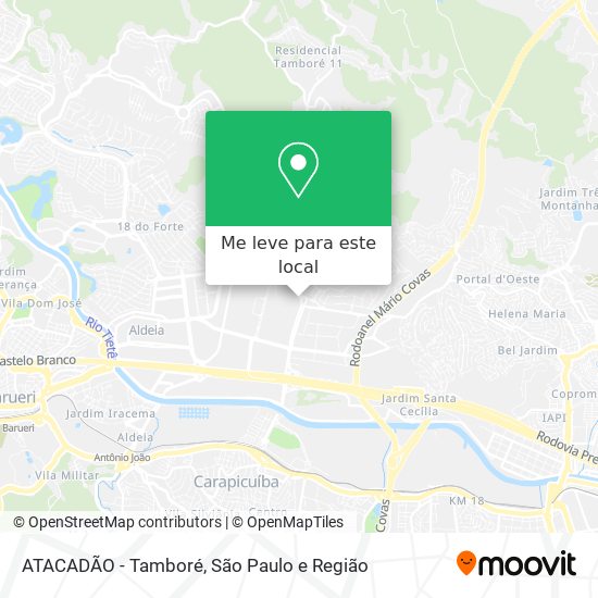 ATACADÃO - Tamboré mapa