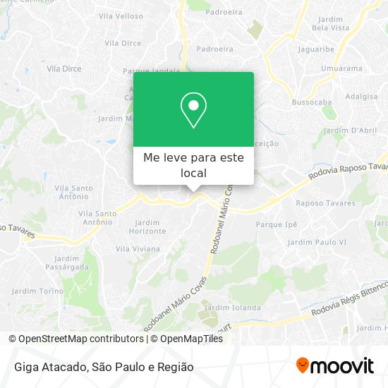 Giga Atacado mapa