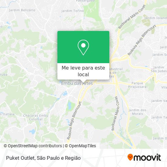 Puket Outlet mapa