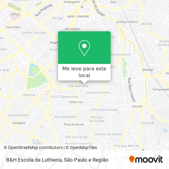 B&H Escola de Luthieria mapa