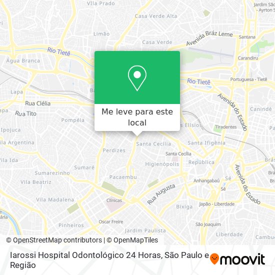 Iarossi Hospital Odontológico 24 Horas mapa