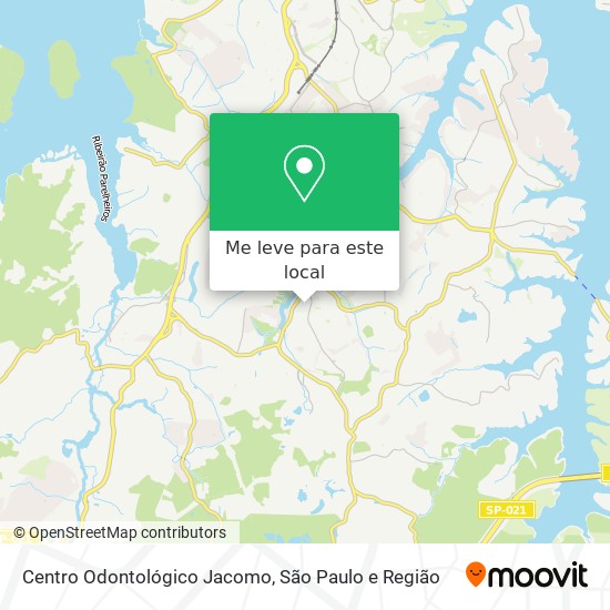 Centro Odontológico Jacomo mapa