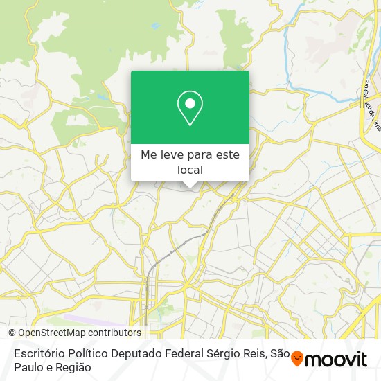 Escritório Político Deputado Federal Sérgio Reis mapa