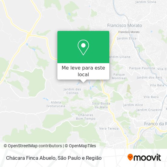 Chácara Finca Abuelo mapa