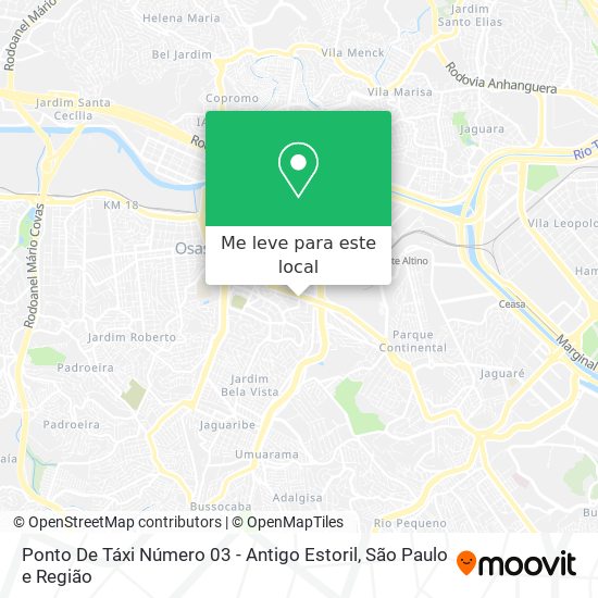 Ponto De Táxi Número 03 - Antigo Estoril mapa