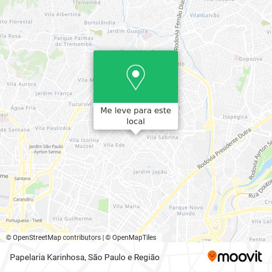 Papelaria Karinhosa mapa