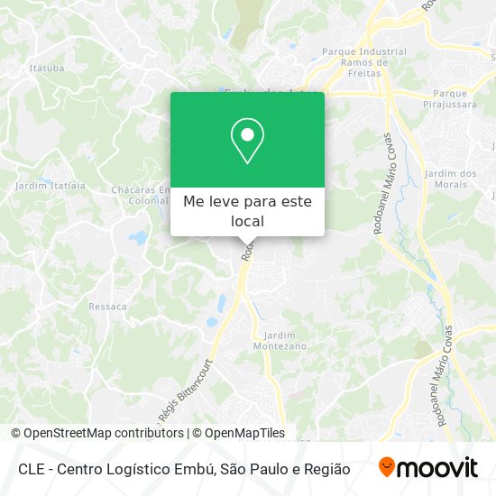CLE - Centro Logístico Embú mapa