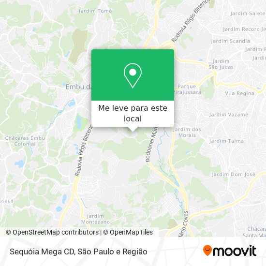 Sequóia Mega CD mapa