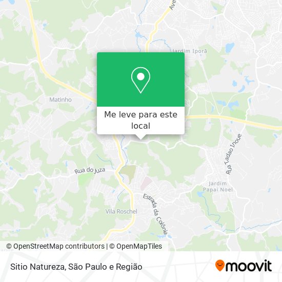 Sitio Natureza mapa