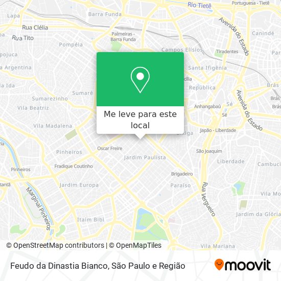 Feudo da Dinastia Bianco mapa