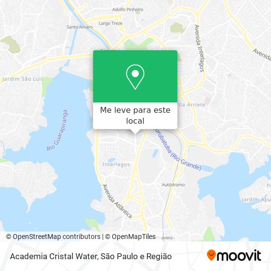 Academia Cristal Water mapa