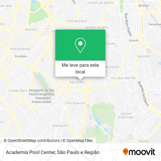 Academia Pool Center mapa