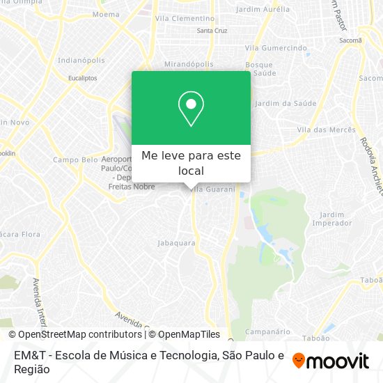 EM&T - Escola de Música e Tecnologia mapa