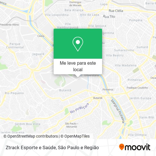 Ztrack Esporte e Saúde mapa