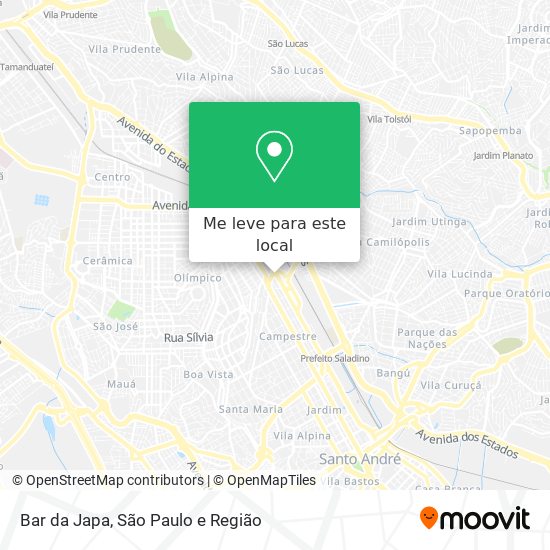 Bar da Japa mapa