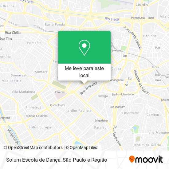 Solum Escola de Dança mapa